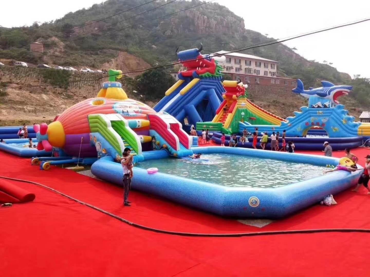 石景山深海潜艇儿童乐园充气游泳池